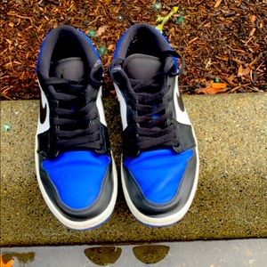 Blue and white Jordan 1